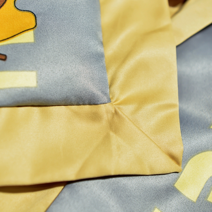 91家纺网 家纺一手货源 找家纺 梦柏2021新款水洗天丝夏被 夏凉被 字母象（灰）