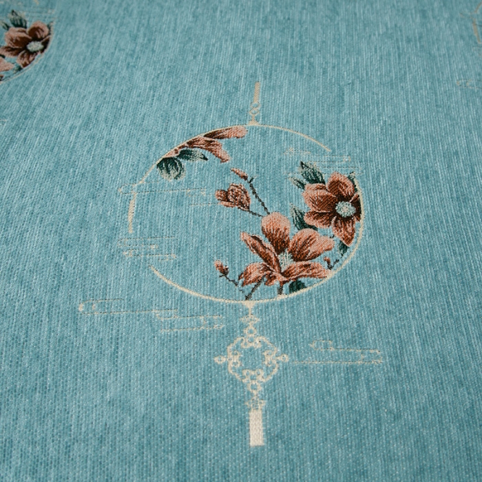 91家纺网 家纺一手货源 找家纺 启博 2022全盖雪尼尔沙发巾沙发垫沙发套沙发罩 花韵千秋