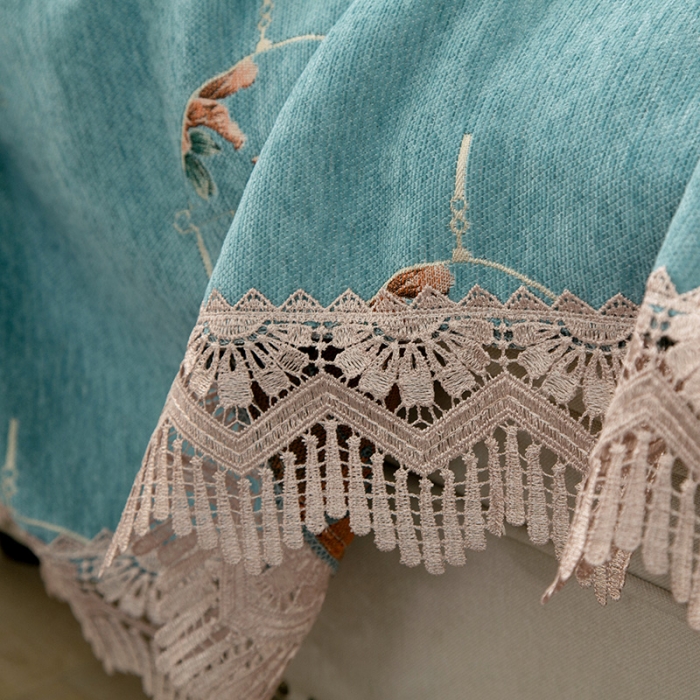 91家纺网 家纺一手货源 找家纺 启博 2022全盖雪尼尔沙发巾沙发垫沙发套沙发罩 花韵千秋