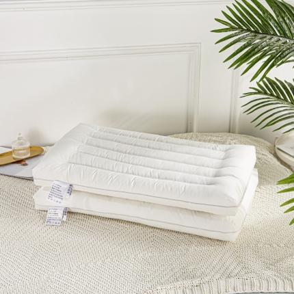 （总）萌番宝枕业2021新款枕头全棉密防羽布圆角薄款低枕芯