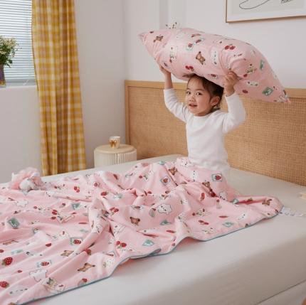 91家纺网 家纺一手货源 找家纺 （总）丽笙 2021新款60SA类长绒棉驱蚊儿童夏被