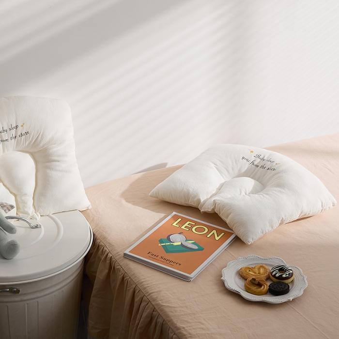 91家纺网 家纺一手货源 找家纺 2021日式原棉A类新生婴儿防偏头定型枕0-2岁宝宝全棉枕芯