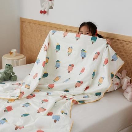 91家纺网 家纺一手货源 找家纺 （总）丽笙 2021新款60SA类长绒棉驱蚊儿童夏被