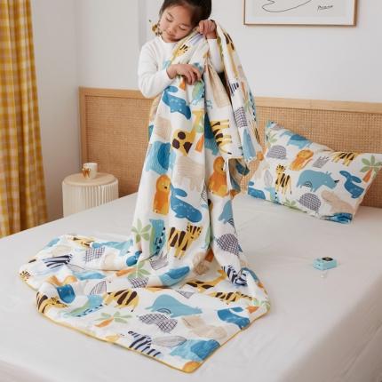 91家纺网 家纺一手货源 找家纺 （总）丽笙 2021新款60SA类长绒棉驱蚊儿童夏被