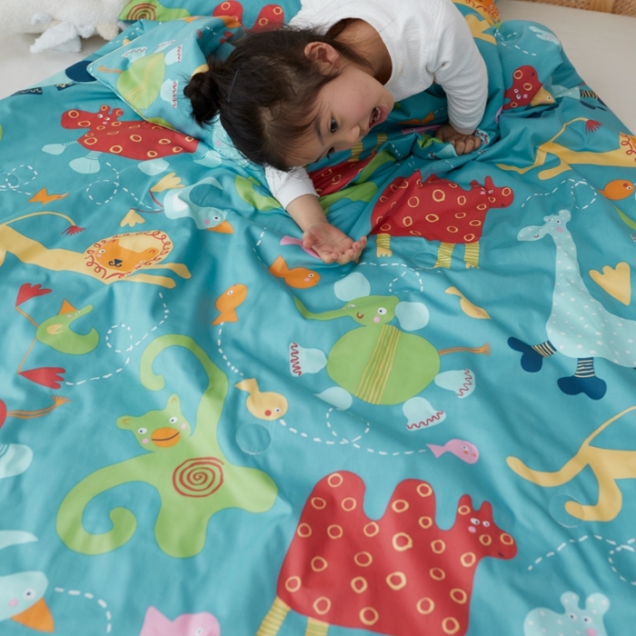 91家纺网 家纺一手货源 找家纺 丽笙 2021新款60SA类长绒棉驱蚊儿童夏被 海底世界