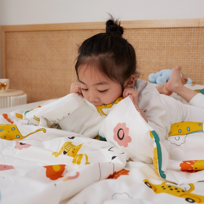 91家纺网 家纺一手货源 找家纺 丽笙 2021新款60SA类长绒棉驱蚊儿童夏被 奇思妙想