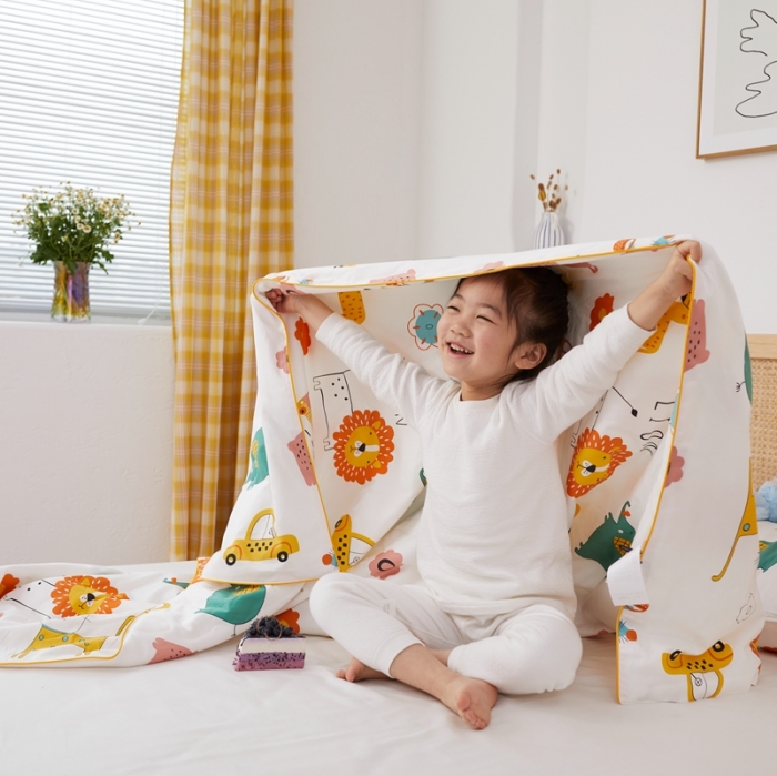 91家纺网 家纺一手货源 找家纺 丽笙 2021新款60SA类长绒棉驱蚊儿童夏被 奇思妙想