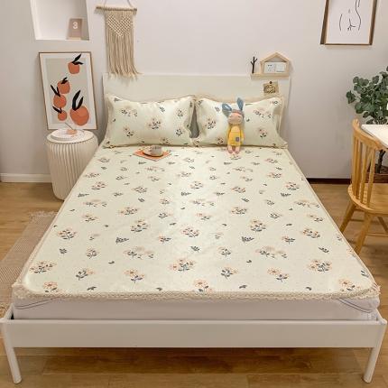 91家纺网 家纺一手货源 找家纺 （总）慕尚家纺 2025新款小碎花款凉席（一图）