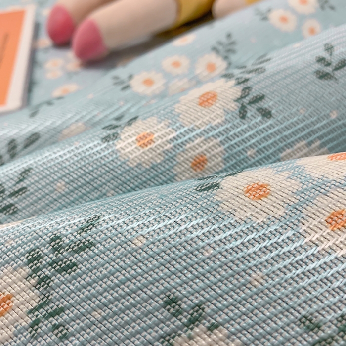 91家纺网 家纺一手货源 找家纺 慕尚家纺 2025新款小碎花款凉席（一图） 雏菊物语
