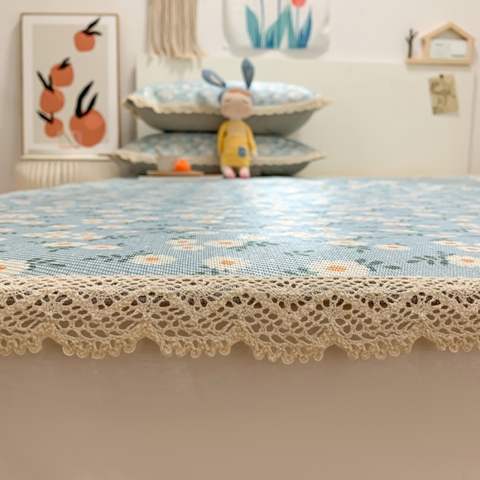 91家纺网 家纺一手货源 找家纺 慕尚家纺 2025新款小碎花款凉席（一图） 雏菊物语