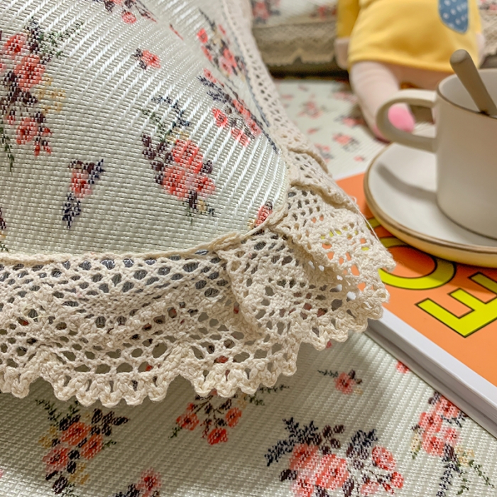 91家纺网 家纺一手货源 找家纺 慕尚家纺 2025新款小碎花款凉席（一图） 花开