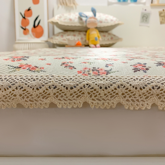 91家纺网 家纺一手货源 找家纺 慕尚家纺 2025新款小碎花款凉席（一图） 花开