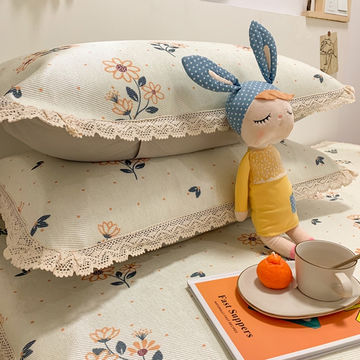 91家纺网 家纺一手货源 找家纺 慕尚家纺 2025新款小碎花款凉席（一图） 静秋