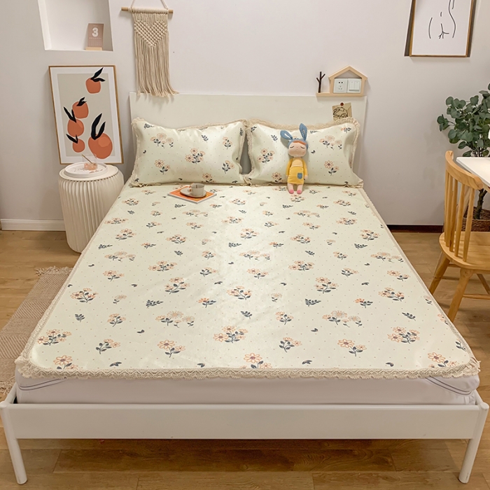 91家纺网 家纺一手货源 找家纺 慕尚家纺 2025新款小碎花款凉席（一图） 静秋