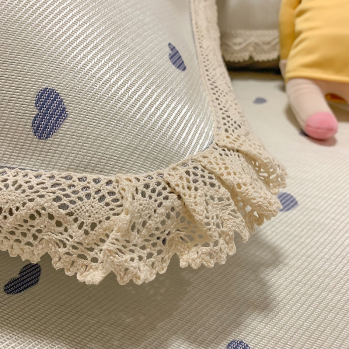 91家纺网 家纺一手货源 找家纺 慕尚家纺 2025新款小碎花款凉席（一图） 浓浓爱