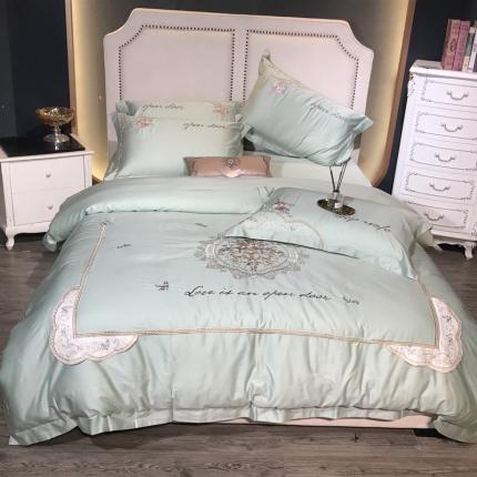 91家纺网 家纺一手货源 找家纺 （总）玖玖爱 2021新款100支贡缎洛丽塔系列