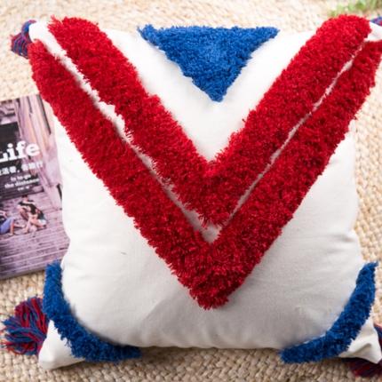 91家纺网 家纺一手货源 找家纺 （总） 恋佳 2020新款全棉簇绒绣抱枕套