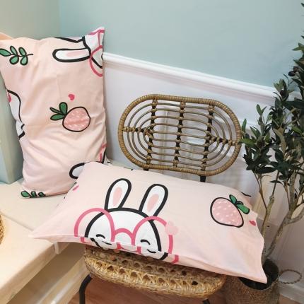 91家纺网 家纺一手货源 找家纺 舒居 2021新款全棉单层枕套 大眼兔