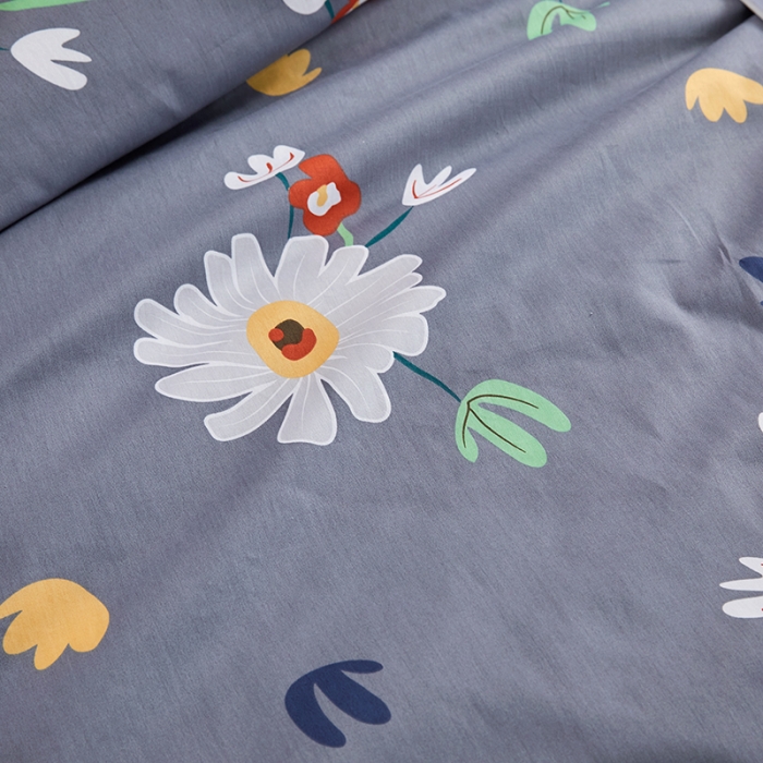 91家纺网 家纺一手货源 找家纺 十个点 2021新款弯边床裙四件套 弥香-灰