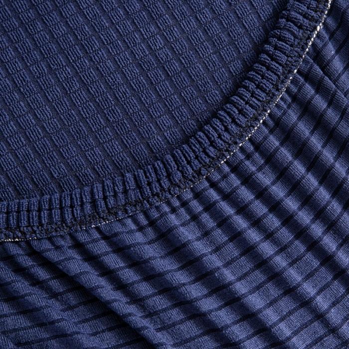 91家纺网 家纺一手货源 找家纺 防水华夫格一体椅套   纯色弹力加厚连体椅套子  饭店椅子套