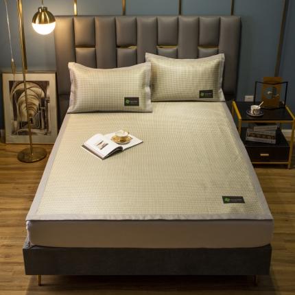 91家纺网 家纺一手货源 找家纺 （总）宅部落  2021冰藤养生席-简奢四叶草系列