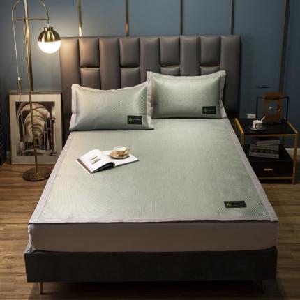 91家纺网 家纺一手货源 找家纺 （总）宅部落  2021冰藤养生席-简奢四叶草系列