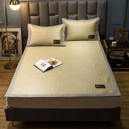 91家纺网 家纺一手货源 找家纺 （总）宅部落  2021冰藤养生席-简奢四叶草系列