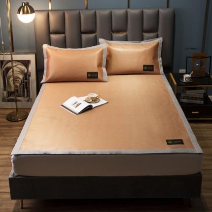 91家纺网 家纺一手货源 找家纺 （总）宅部落  2021冰藤养生席-简奢四叶草系列