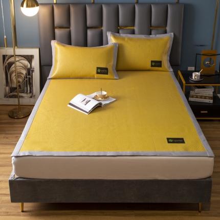 91家纺网 家纺一手货源 找家纺 （总）宅部落  2021冰藤养生席-简奢四叶草系列