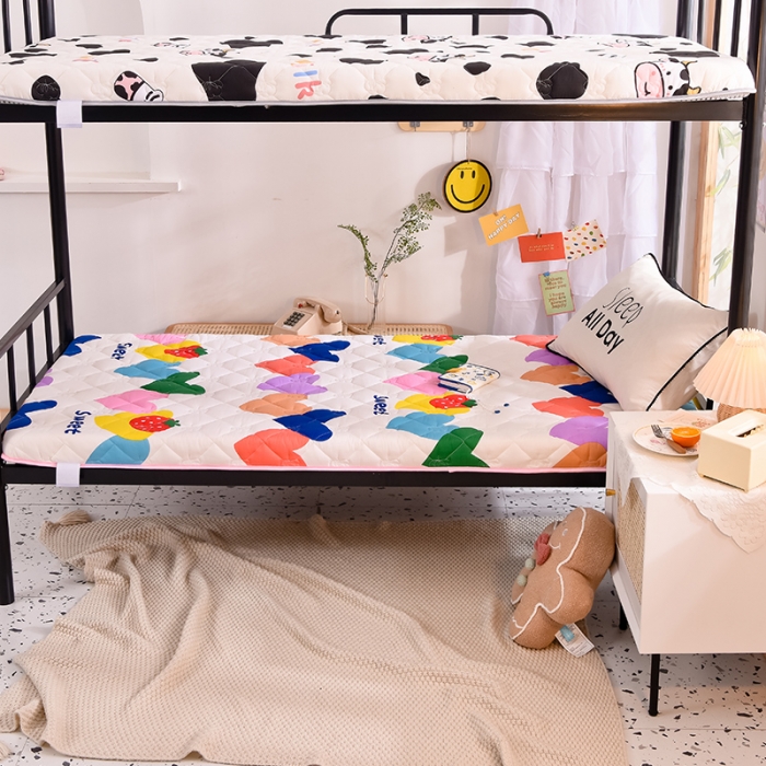 91家纺网 家纺一手货源 找家纺 （总）寐珂 2025新款全棉大豆纤维床垫学生款