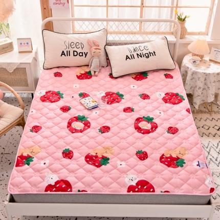 91家纺网 家纺一手货源 找家纺 （总）寐珂 2025新款全棉大豆纤维床垫薄款