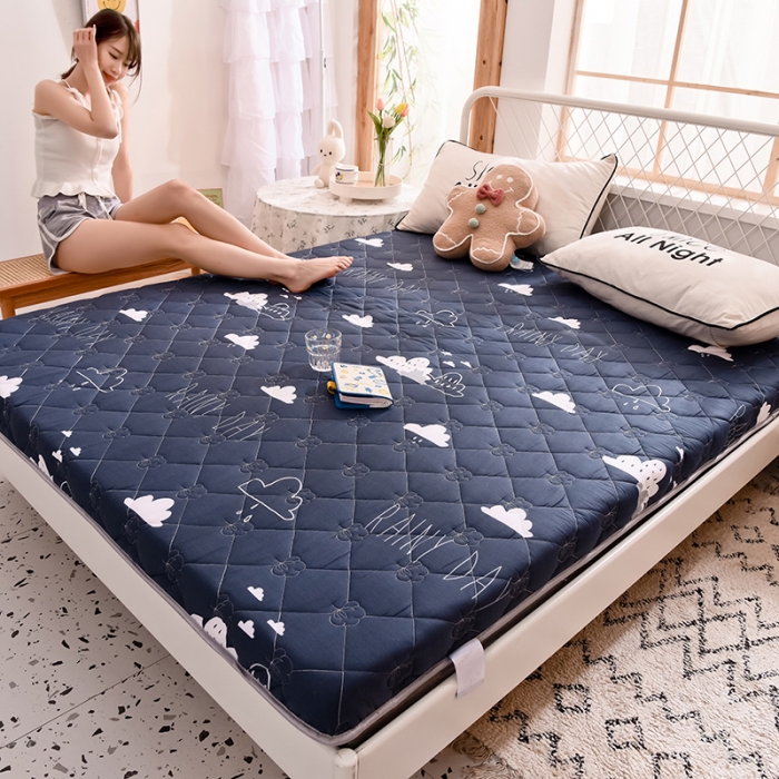 91家纺网 家纺一手货源 找家纺 （总）寐珂 2025新款全棉大豆纤维床垫厚款