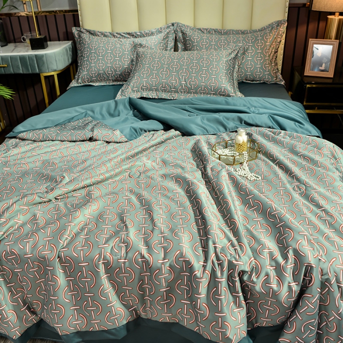 91家纺网 家纺一手货源 找家纺 梦柏2021新款水洗天丝夏被 夏凉被 字母T