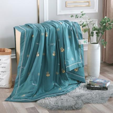 91家纺网 家纺一手货源 找家纺 （总）娇逸 2021新款40天丝莫代尔镂空款夏凉被