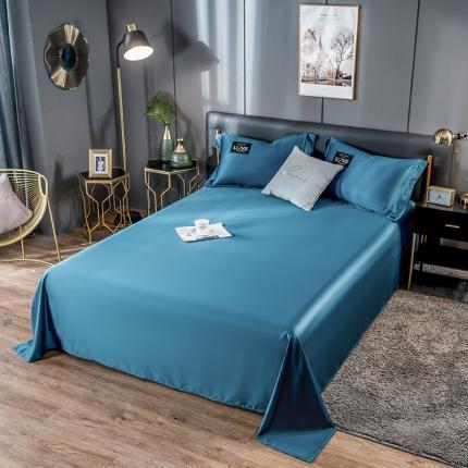 丽莱美 2026爆款天丝冰丝床单 孔雀蓝