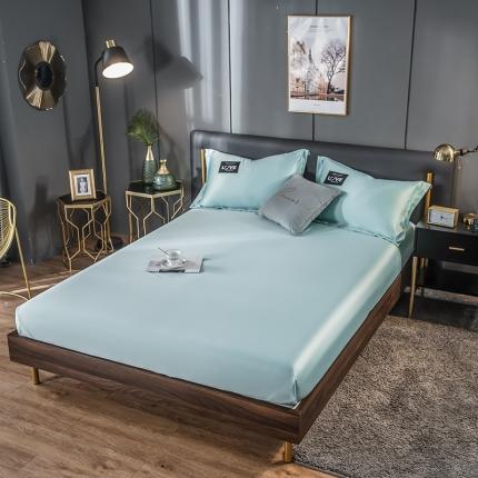 91家纺网 家纺一手货源 找家纺 丽莱美 2024爆款天丝冰丝床笠 水兰