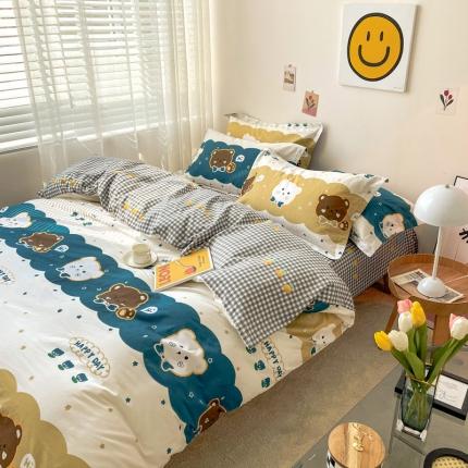 91家纺网 家纺一手货源 找家纺 （总）盛馨家纺 2023年网红直播爆款全棉小清新四件套