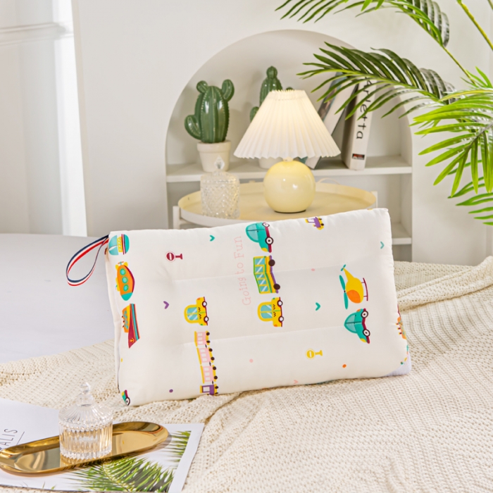 91家纺网 家纺一手货源 找家纺 萌番宝 2022新款全棉儿童水洗枕车车世界30*50cm