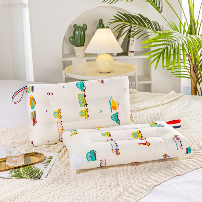 91家纺网 家纺一手货源 找家纺 萌番宝 2022新款全棉儿童水洗枕车车世界30*50cm