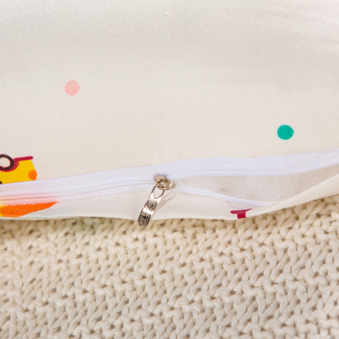 91家纺网 家纺一手货源 找家纺 萌番宝 2022新款全棉儿童水洗枕车车世界30*50cm