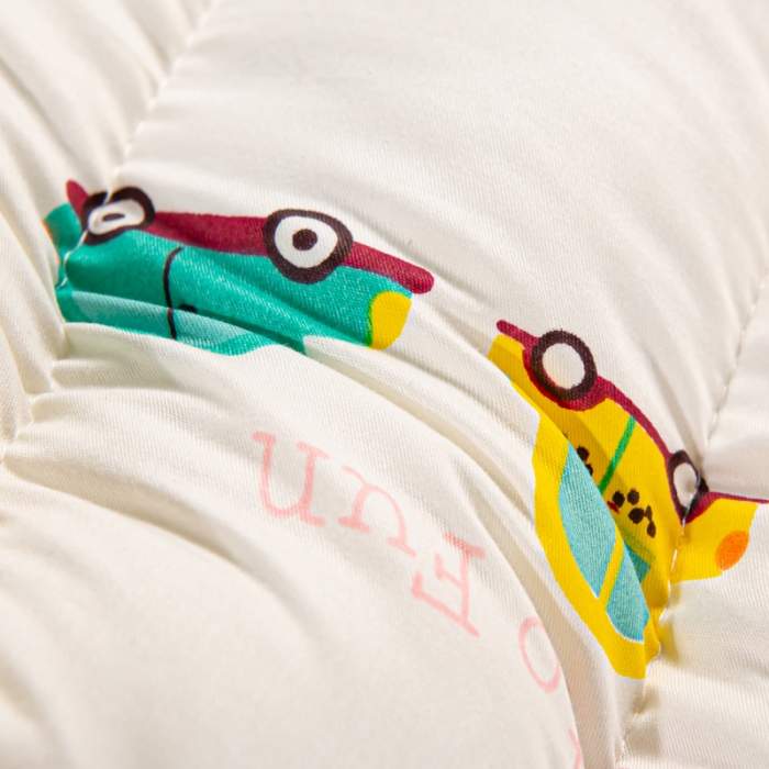 91家纺网 家纺一手货源 找家纺 萌番宝 2022新款全棉儿童水洗枕车车世界30*50cm