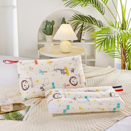 91家纺网 家纺一手货源 找家纺 萌番宝 2022新款全棉儿童水洗枕动物园30*50cm