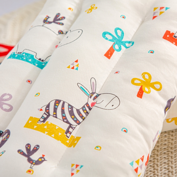 91家纺网 家纺一手货源 找家纺 萌番宝 2022新款全棉儿童水洗枕动物园30*50cm