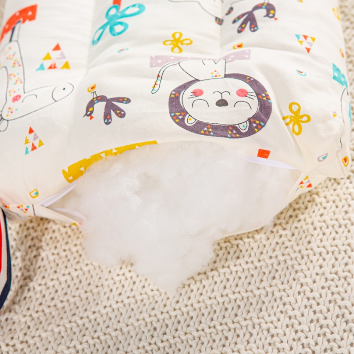 91家纺网 家纺一手货源 找家纺 萌番宝 2022新款全棉儿童水洗枕动物园30*50cm