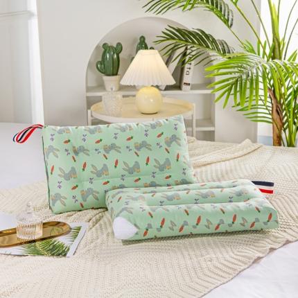 91家纺网 家纺一手货源 找家纺 萌番宝 2022新款全棉儿童水洗枕兔子萝卜30*50cm