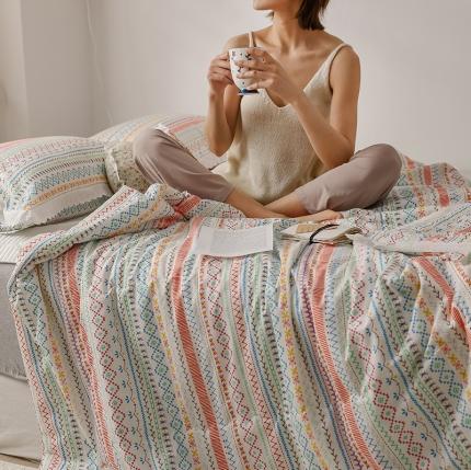 91家纺网 家纺一手货源 找家纺 （总）丽笙被芯 2021新款全棉印花花边夏被第 一批