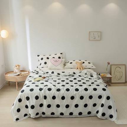 91家纺网 家纺一手货源 找家纺 （总）丽笙被芯 2021新款全棉印花花边夏被第 一批