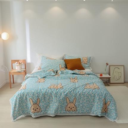 91家纺网 家纺一手货源 找家纺 （总）丽笙被芯 2021新款全棉印花花边夏被第 一批