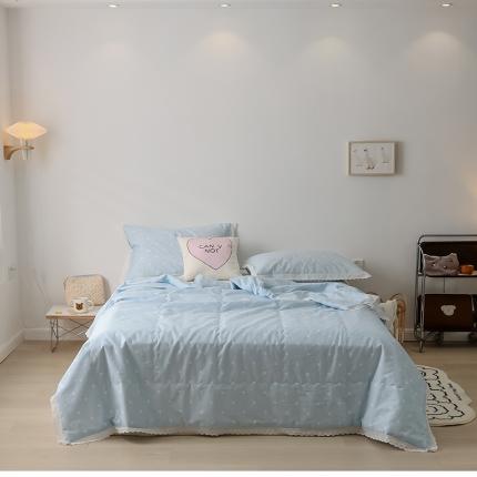 91家纺网 家纺一手货源 找家纺 （总）丽笙被芯 2021新款全棉印花花边夏被第三批