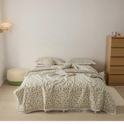 91家纺网 家纺一手货源 找家纺 （总）丽笙被芯 2021新款全棉印花花边夏被第三批